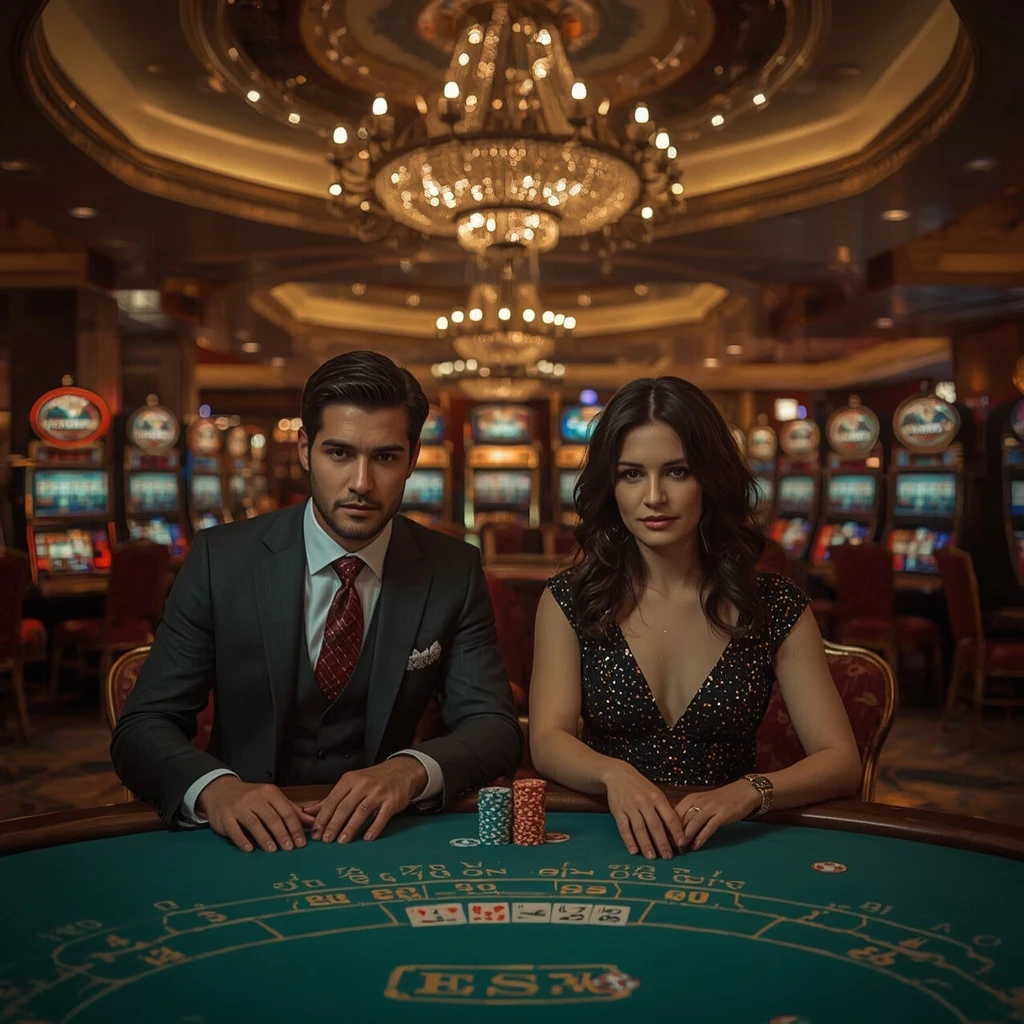 Deux joueurs de poker dans un Betstars Casino